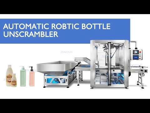 Automatic Robotic Bottle Unscrambler