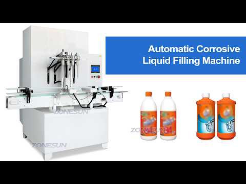 Automatic Chemical Bottle Filling Machine