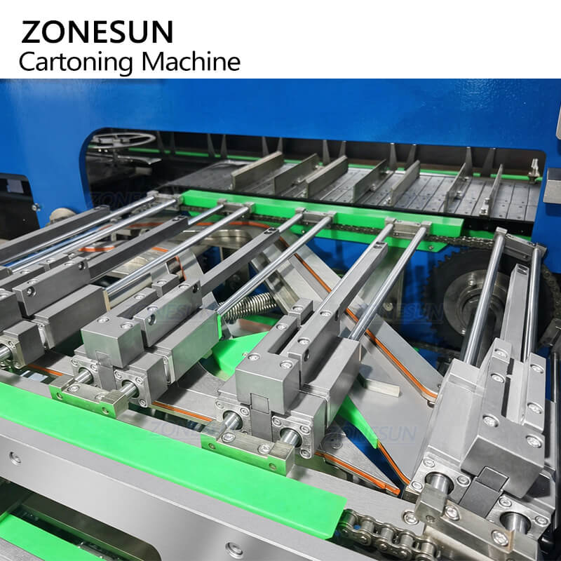 Mecanismul de încărcare a produsului al mașinii de cartonat orizontală automată