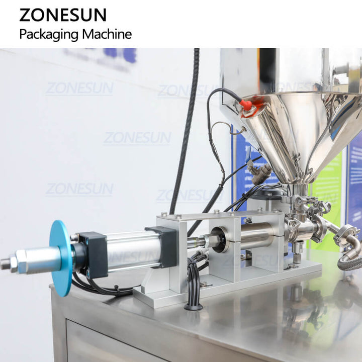piston pump of ZS-FS240L paste pouch packing machine for ketchup
