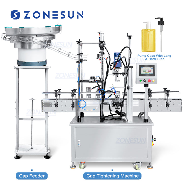 ZONESUN ZS-XG440I التلقائي صابون الأطباق الجسم غسالة مكيف رذاذ رذاذ قبعات تغذية السد تشديد آلة
