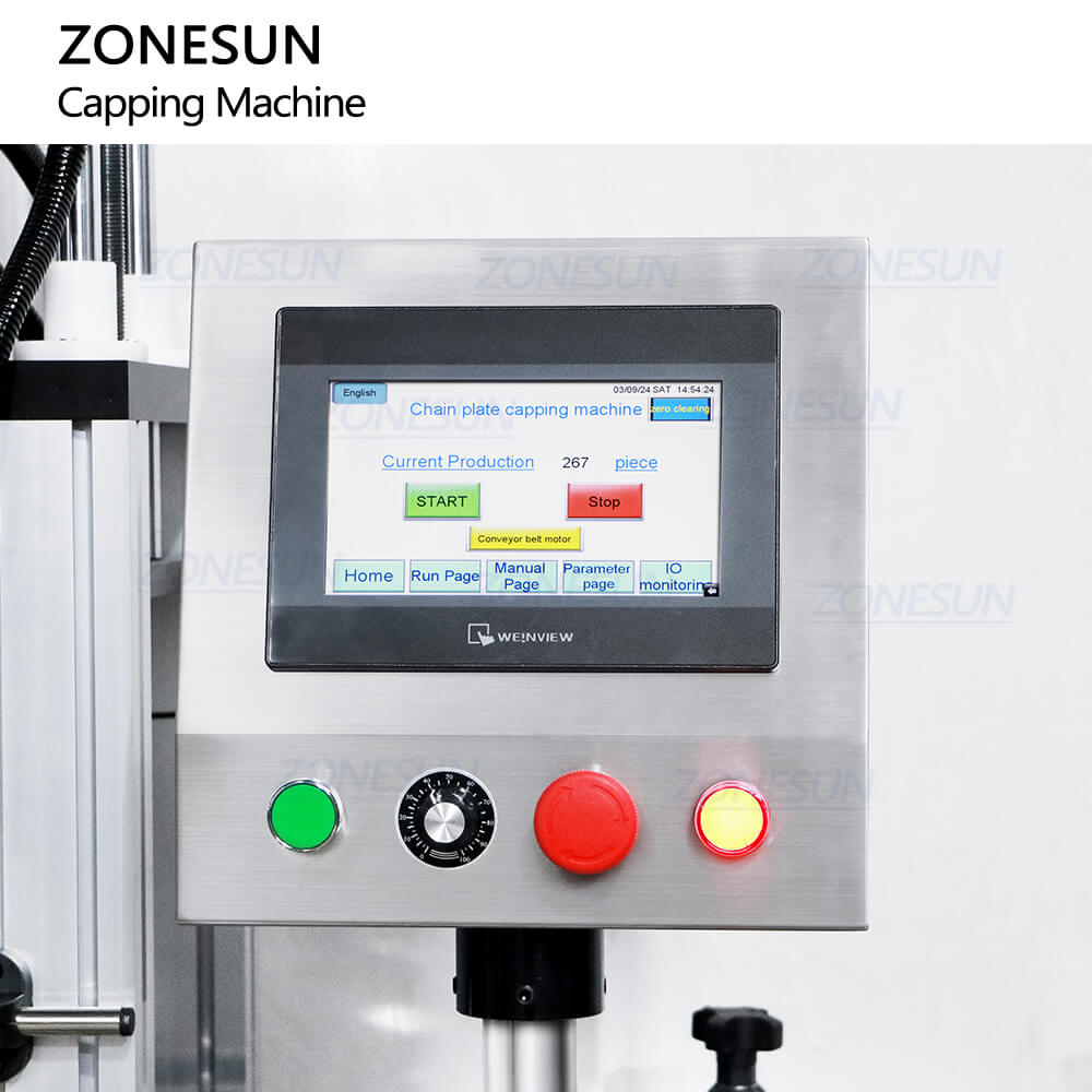 ZONESUN ZS-XG440I التلقائي صابون الأطباق الجسم غسالة مكيف رذاذ رذاذ قبعات تغذية السد تشديد آلة