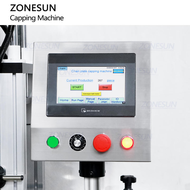 ZONESUN ZS-XG440I التلقائي صابون الأطباق الجسم غسالة مكيف رذاذ رذاذ قبعات تغذية السد تشديد آلة