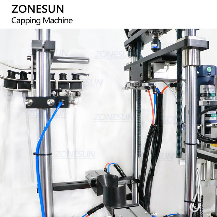 ZONESUN ZS-XG440I التلقائي صابون الأطباق الجسم غسالة مكيف رذاذ رذاذ قبعات تغذية السد تشديد آلة