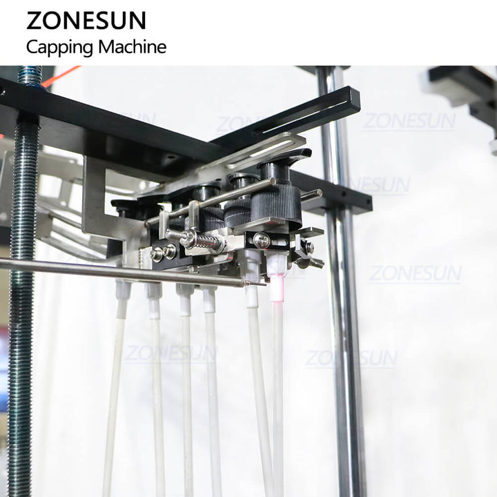 ZONESUN ZS-XG440I التلقائي صابون الأطباق الجسم غسالة مكيف رذاذ رذاذ قبعات تغذية السد تشديد آلة