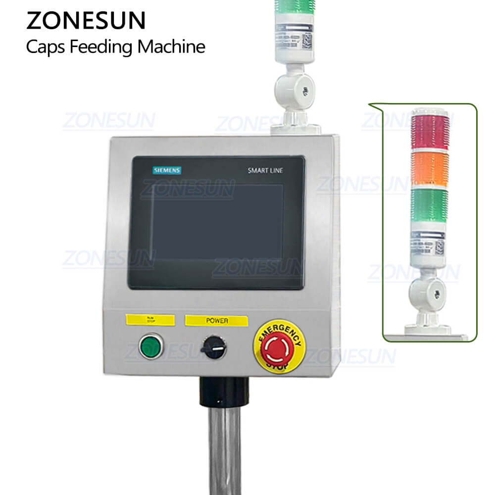 Cap Setting Machine Hs Code Trigger Bottle Capper | ZS-XG445S Caps Feeding Placing Machine