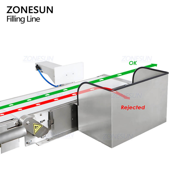 sistem de respingere a liniei de producție automată