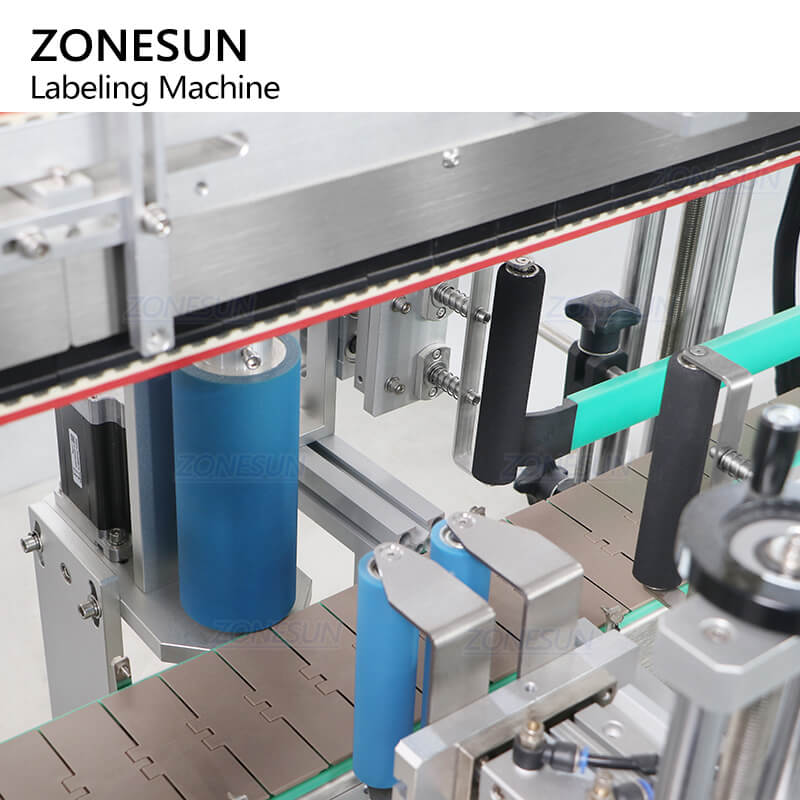 système d'étiquetage de bouteilles rondes de la machine d'étiquetage automatique de bouteilles à double station