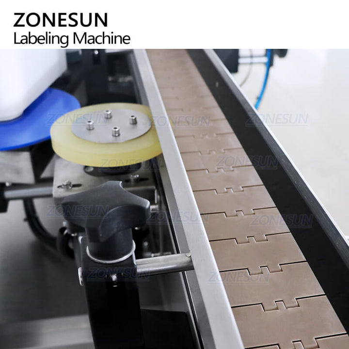 conveyor of honey bottle labeling machine