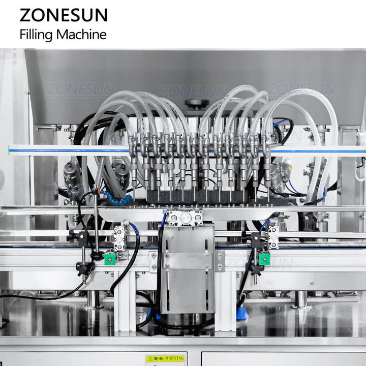 filling structure of pepper sauce filling machine