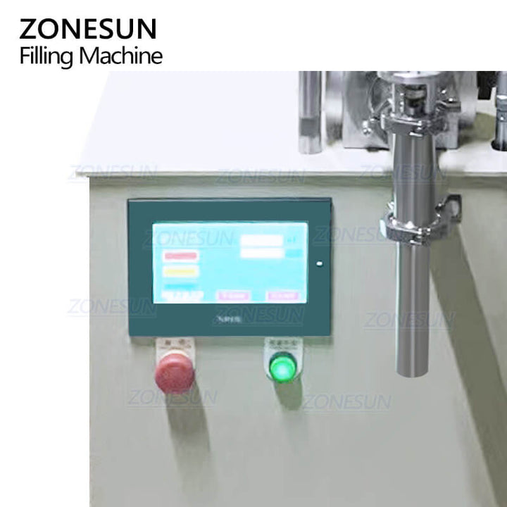 control panel of high viscosity paste filling machine
