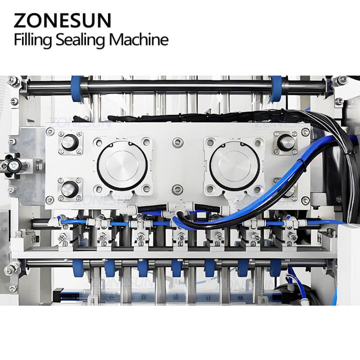 sealing structure of ZS-FS500K6 granule packet packaging machine for sea salt