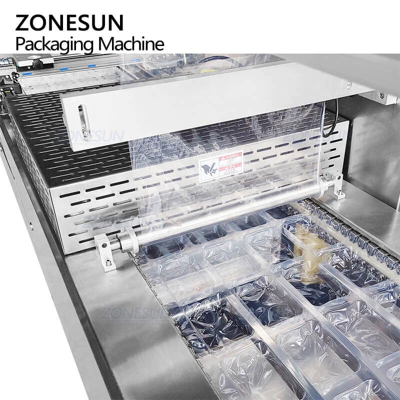 estrutura de vedação da máquina automática de embalagem a vácuo termoformadora para carne