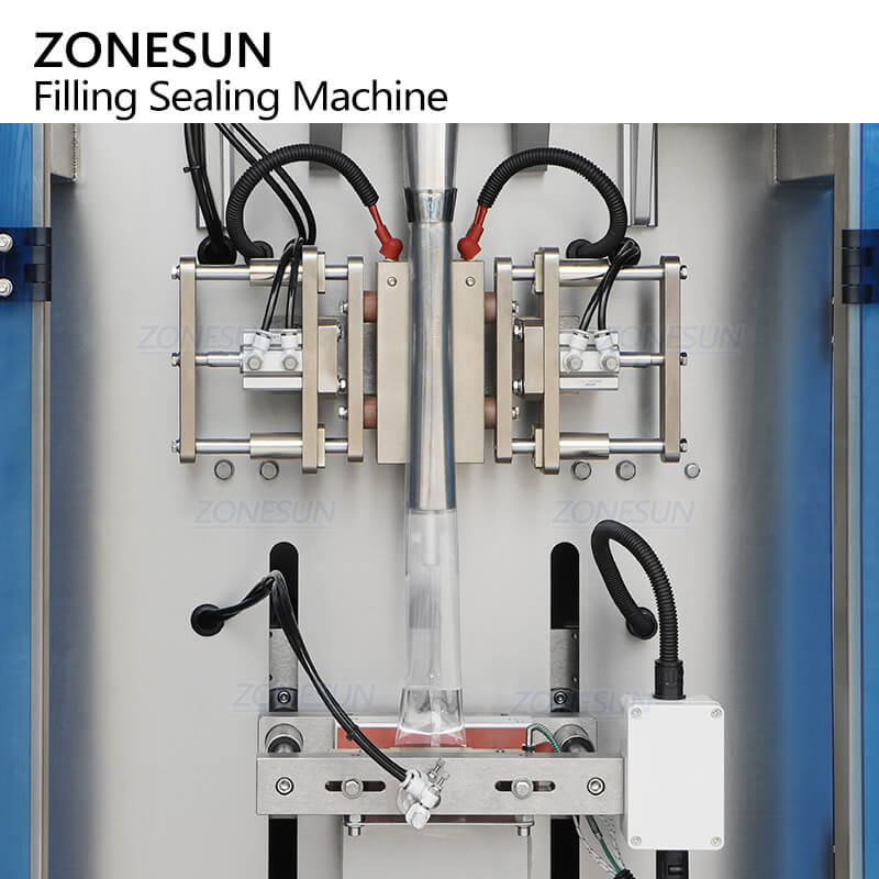 sealing system of sachet filler machine