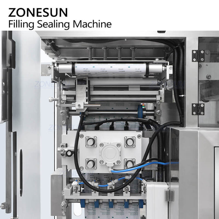sealing system of salt sachet packing machine