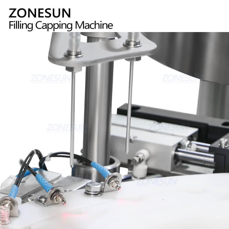 filling system of eye serum filling machine