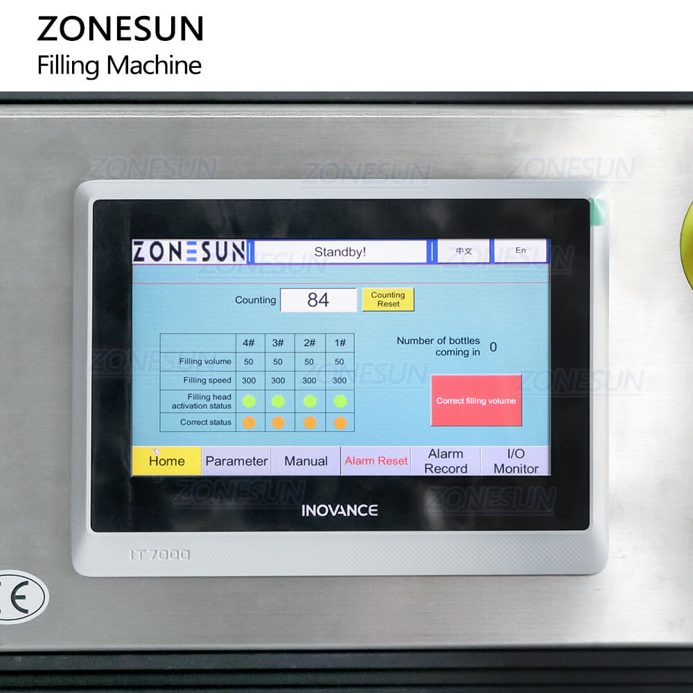 Filling Machine Control Panel Peristalcti Pump Servo Motor Solvent Quantitative Liquid Filling ...