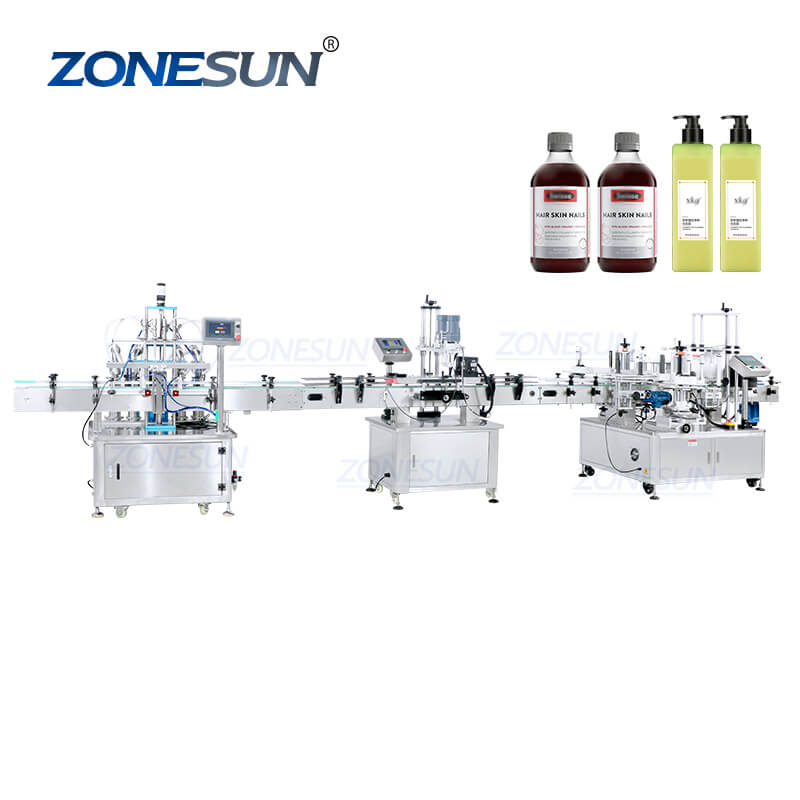 body lotion filling line