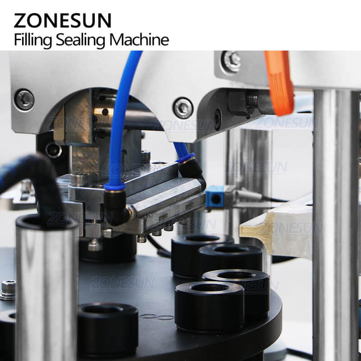 sealing structure of squeezable tube filling sealer 