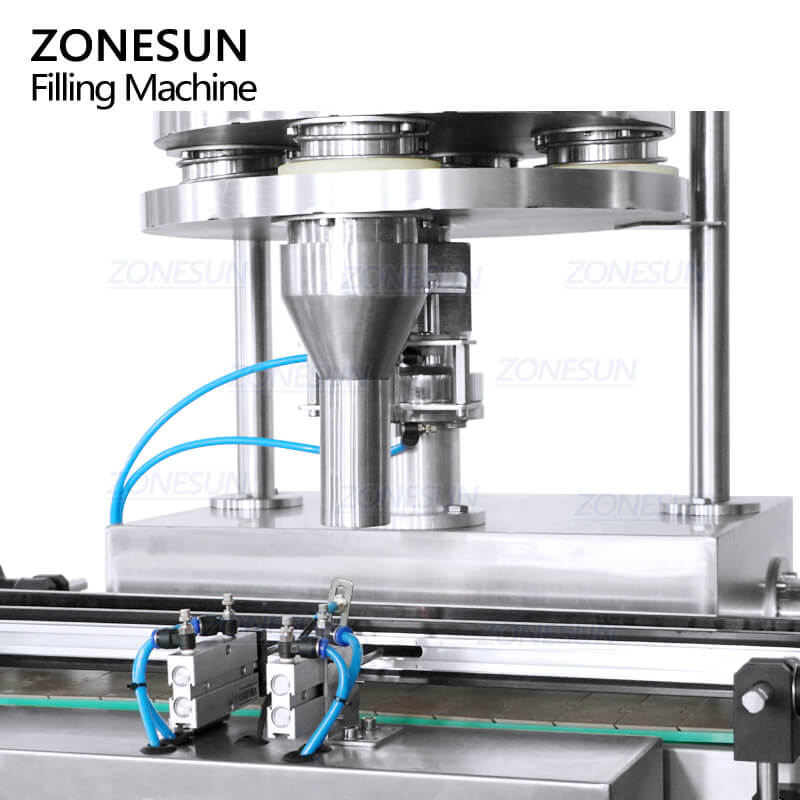 ZONESUN ZS-KL01S Αυτόματο σωματίδιο σιτάρι ρύζι μπαχαρικό ζάχαρη καρύδια τσάι σπόρους MeasurinG κύπελλο μπουκάλι πλήρωσης μηχάνημα