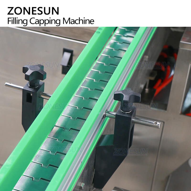 conveyor of aerosol filling machine
