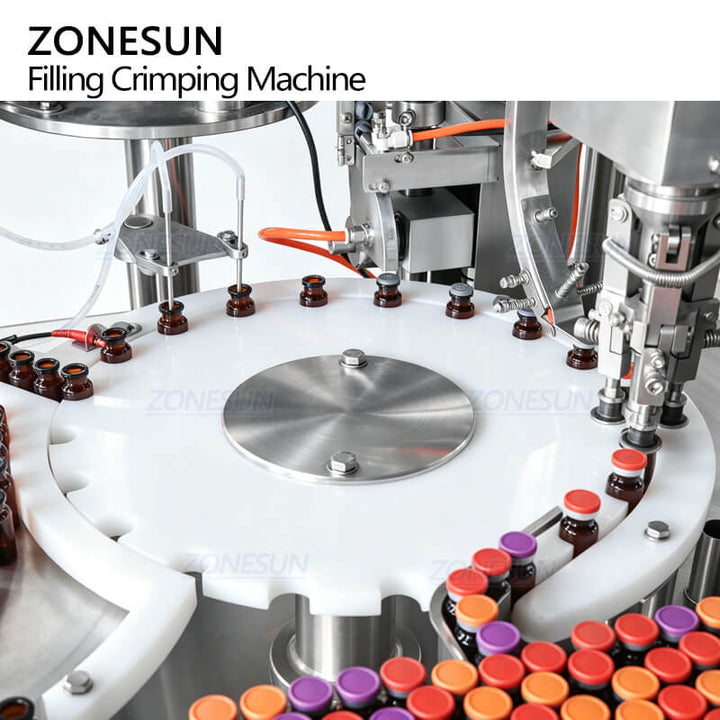 starwheel positioning system of vial liquid filling machine