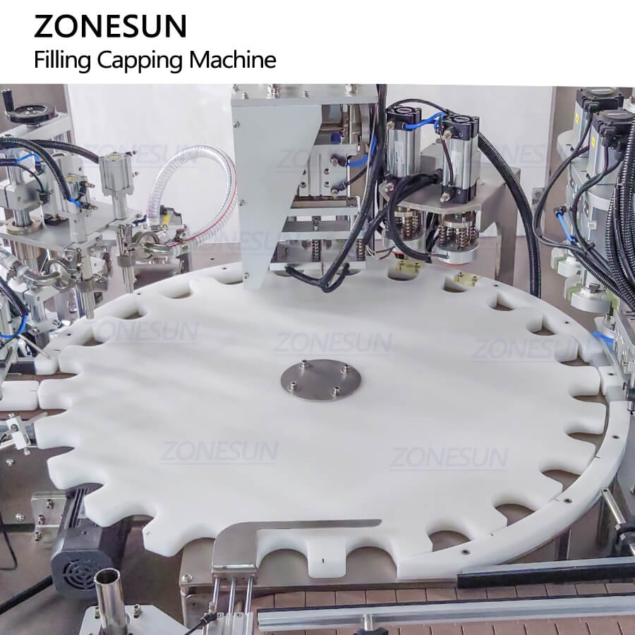 starwheel of automatic cream filling packaging machine