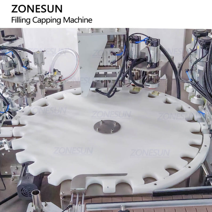 starwheel of automatic cream filling packaging machine