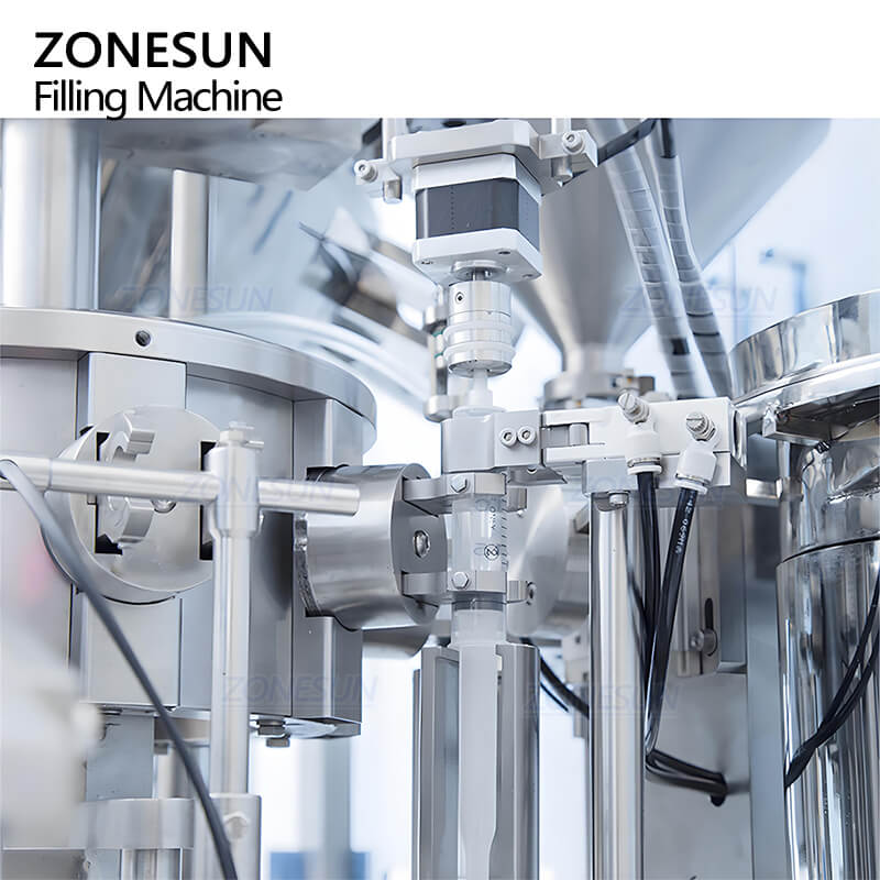 syringe capping system of cosmetic syringe filling machine