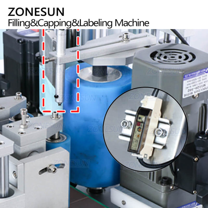 labeling structure of spirits filling line