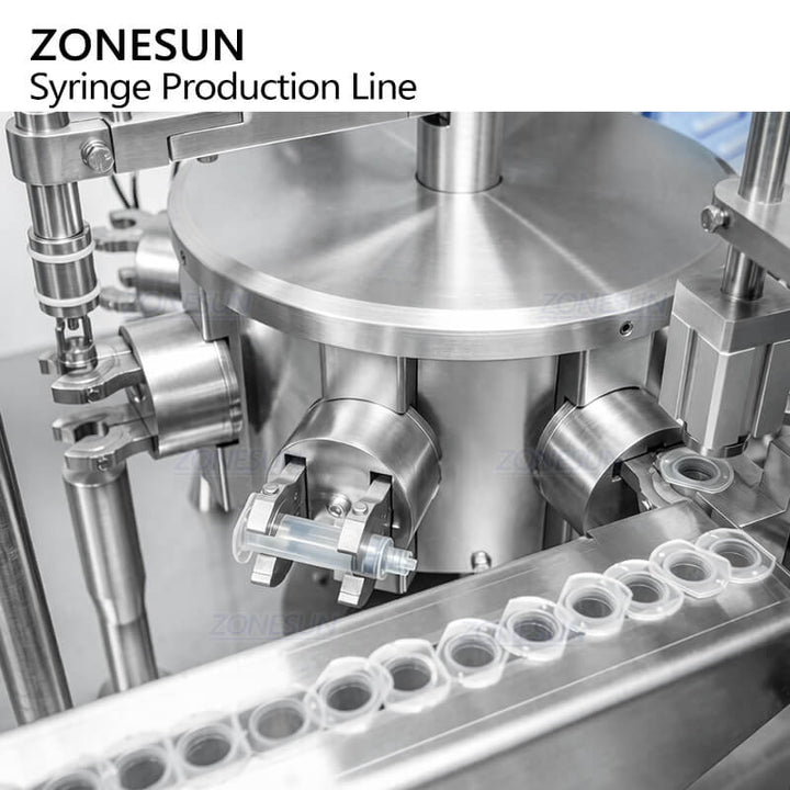 top filling structure of prefilled syringe production line