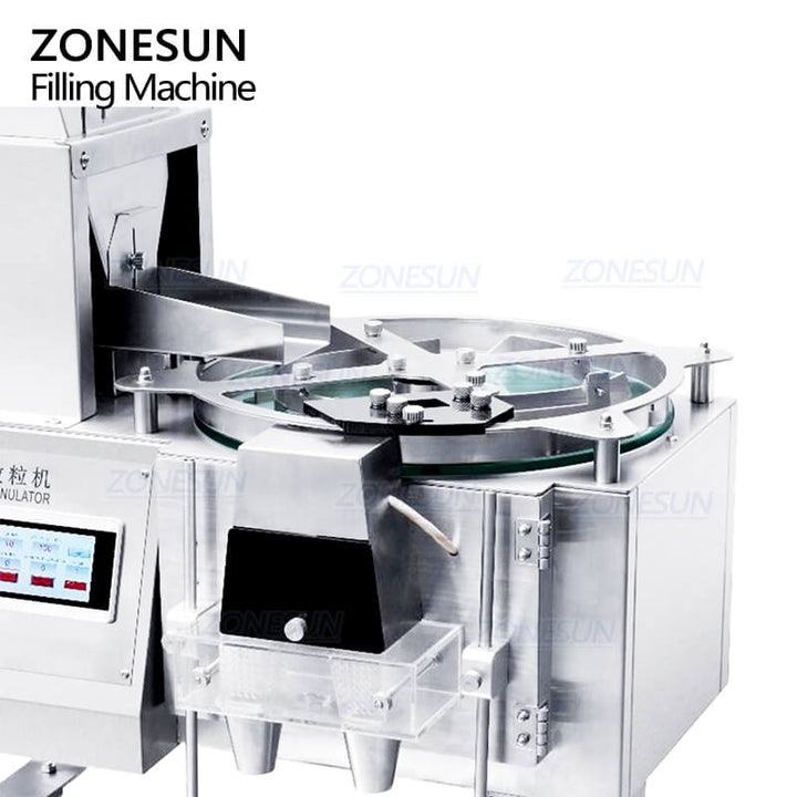 turntable of desktop capsule counting machine