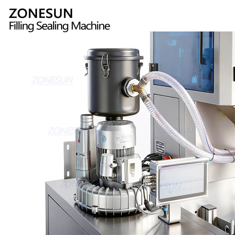 vacuum dust collector of premade pouch filling machine