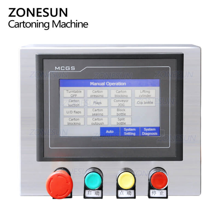 control panel of vertical cartoning machine-1