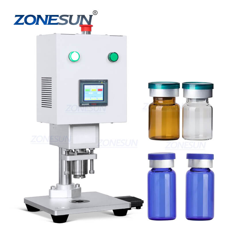 Electric Glass Vial Aluminum Caps Stopper Crimping Capping Machine ...