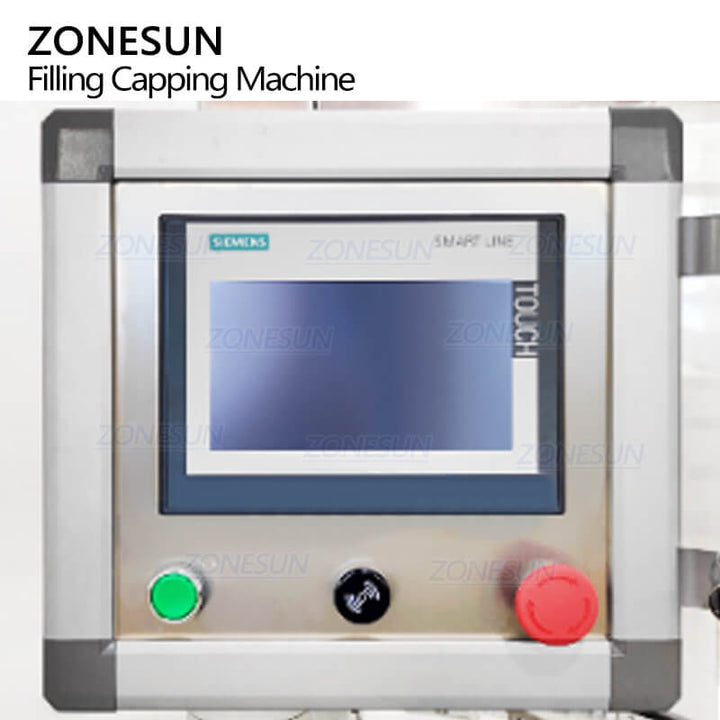 control panel of vial powder filling crimping machine