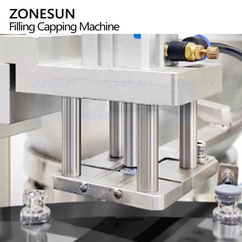 cap feeding structure of vial powder filling crimping machine