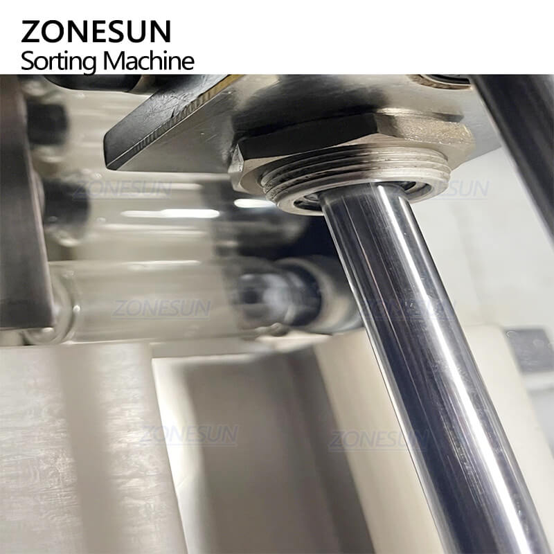 vibration alignment mechanism of automatic vial unscrambler for pharmaceutical production