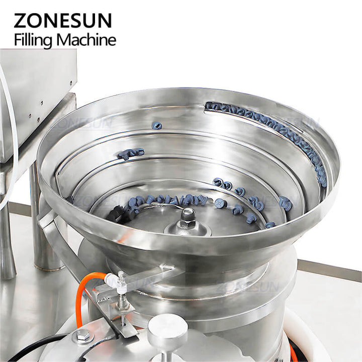 ZONESUN ZS-AFY1 Compact Automatic 10 Heads Peristaltic Pump Liquid Vial Small Bottle Filling Capping Machine