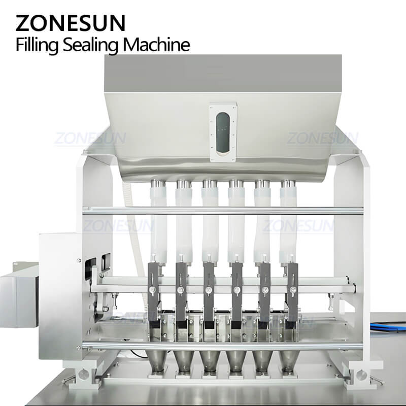 filling structure of ZS-FS500K6 VFFS granule packaging machine for MSG