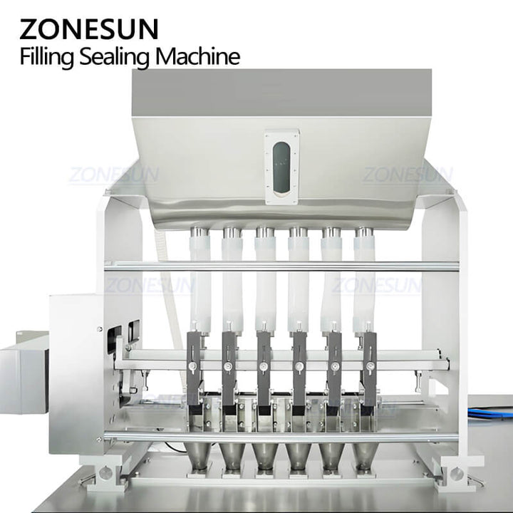 filling structure of ZS-FS500K6 VFFS granule packaging machine for MSG