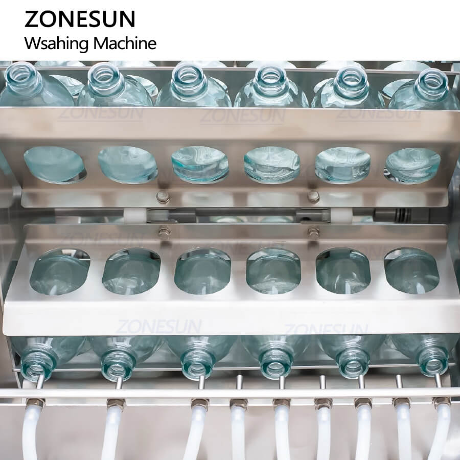 bottle washing system of automatic bottle air cleaning machine for glass & plastic bottles