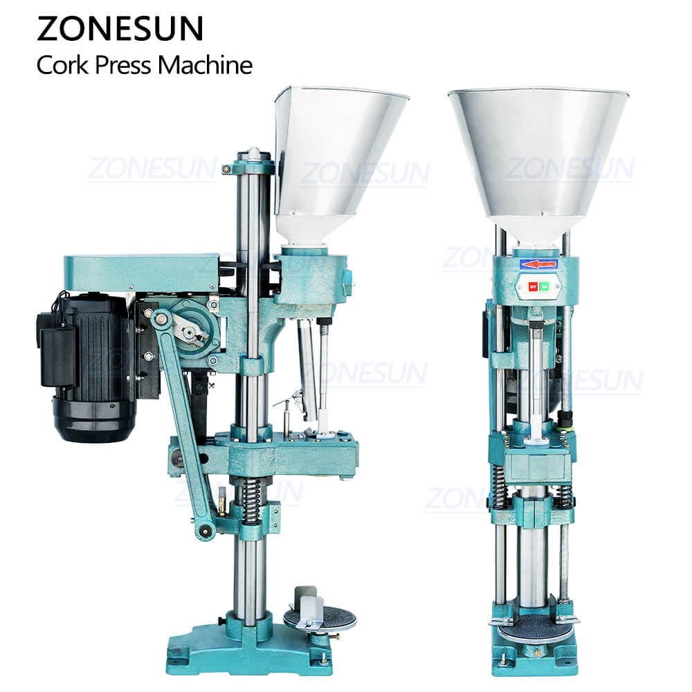 Natural Cork Wine Corker Pressing Stopper Inserting Machine -ZONESUN