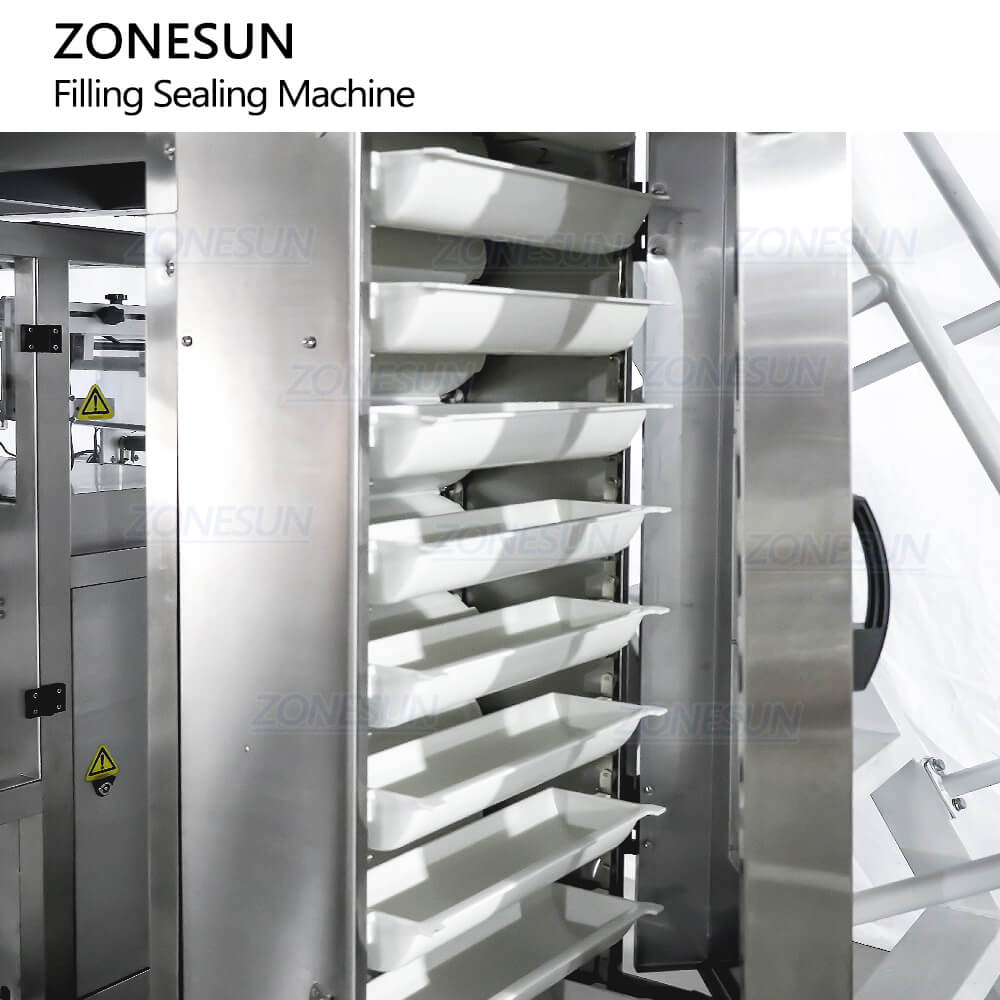 Z type Elevator of Weighing Device of Automatic 10 Heads Weighing Filling Sealing Machine