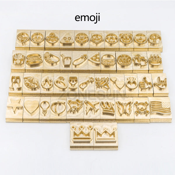 ZONESUN Diy GIFT Stamping Name Brass Mold Customized Logo On Wallet Shoes Leather Heat Press Name - ZONESUN TECHNOLOGY LIMITED