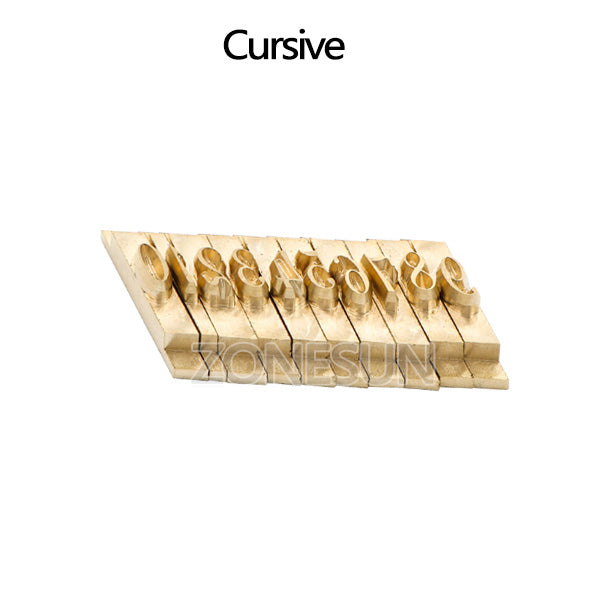 ZONESUN Diy GIFT Stamping Name Brass Mold Customized Logo On Wallet Shoes Leather Heat Press Name - ZONESUN TECHNOLOGY LIMITED