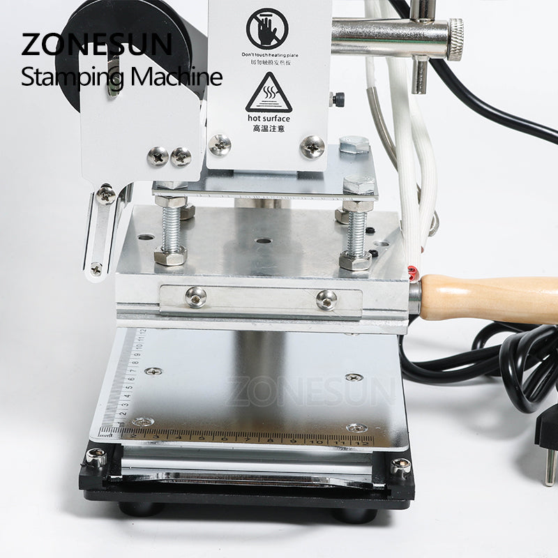 ZONESUN ZS-110 Digital Hot Foil Stamping Machine For Leather Wood Leather PVC Paper DIY - ZONESUN TECHNOLOGY LIMITED