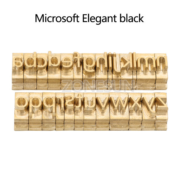 ZONESUN Diy GIFT Stamping Name Brass Mold Customized Logo On Wallet Shoes Leather Heat Press Name - ZONESUN TECHNOLOGY LIMITED