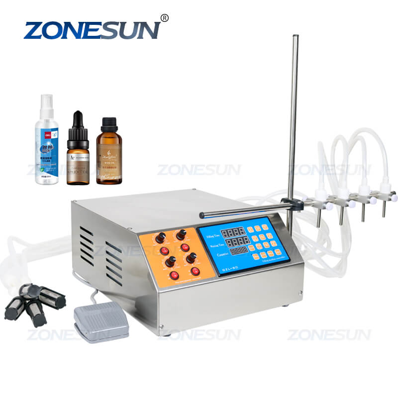 4 Head Peristaltic Pump Filling Machine