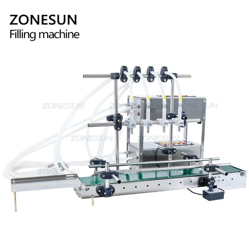 4 Heads Small Bottle Filling Machine